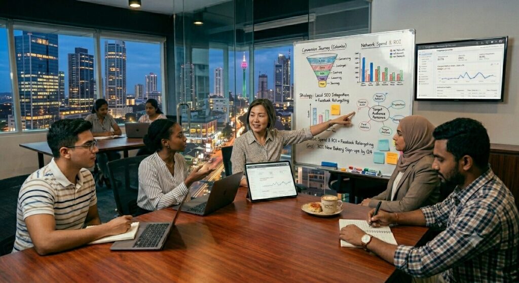 Profesionals analysing Report,PPC Advertising Strategy - Scripterlab Blog (2)